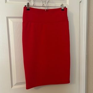 Red Pencil Skirt, Very Stretchy NWOT